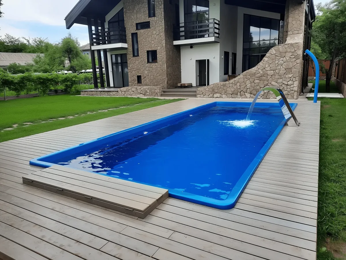 Композитный бассейн Laguna 9 — вид сверху в Ангарске