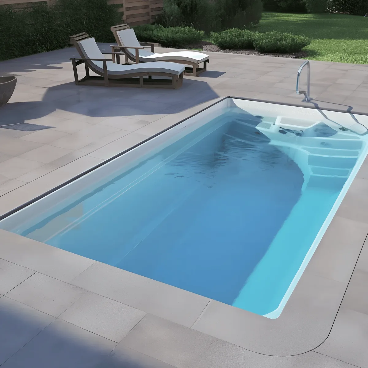 Композитный бассейн Laguna 5 — вид сверху в Ангарске