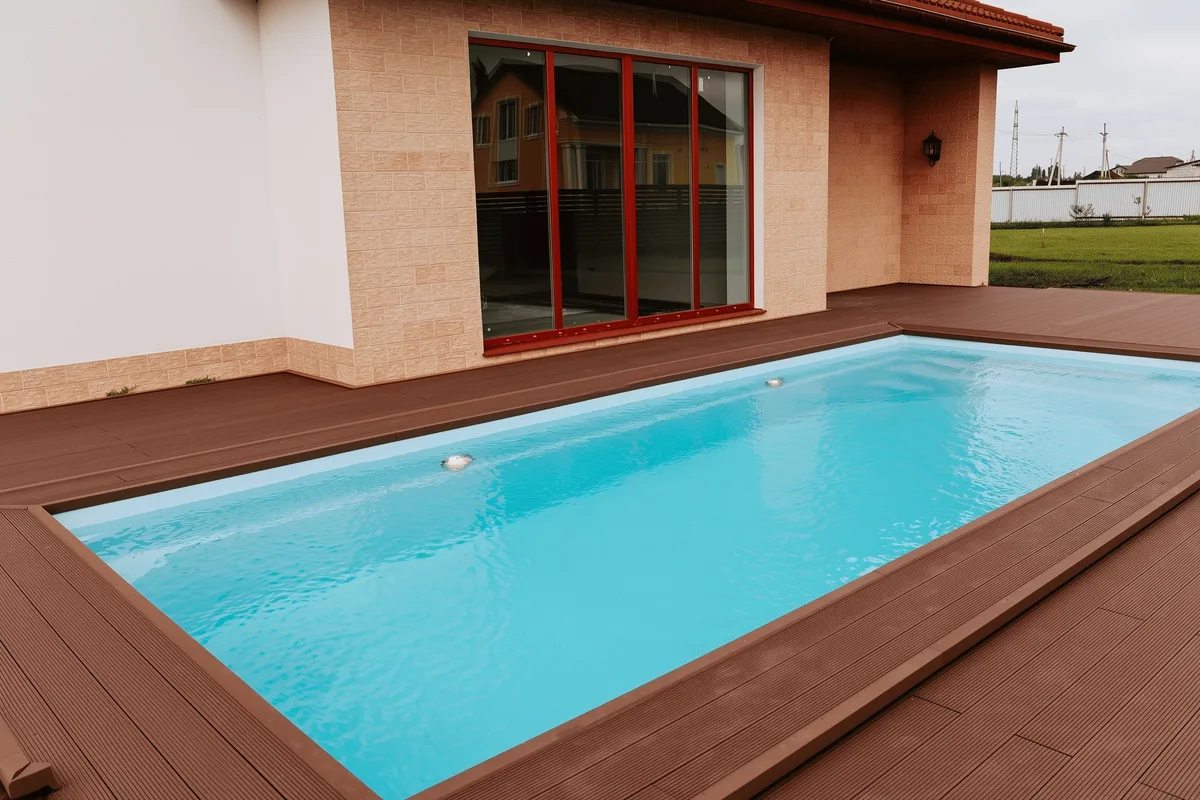 Композитный бассейн Laguna 8 — вид сверху в Ангарске