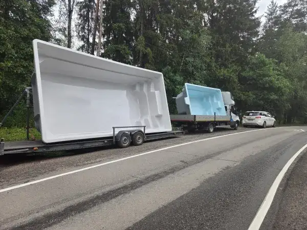 Доставка бассейна в Ангарске